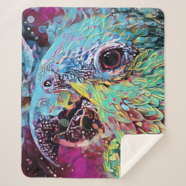 Tropiskt papegoja Abstrakt design