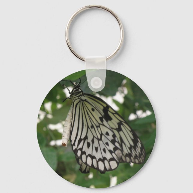 Tropiskt Pappert Kite Butterfly Keychain Nyckelring (Framsida)