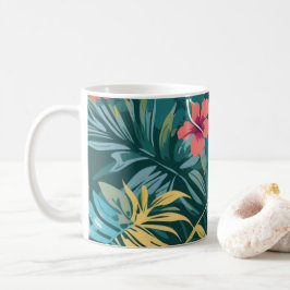 Tropiskt Paradis Blommor Kaffemugg