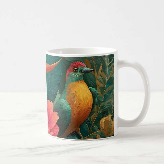 Tropiskt Paradis Botanisk Kaffemugg (Höger)