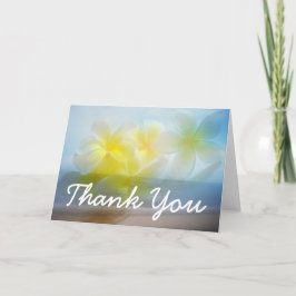 Tropiskt paradis bröllop tack kort