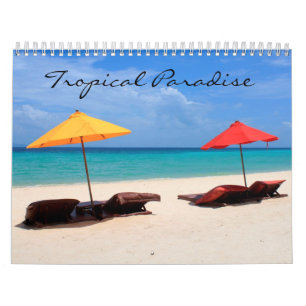 Tropiskt paradis kalender