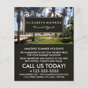 Tropiskt persiko, Travel Agent-reklamflygare Flygblad