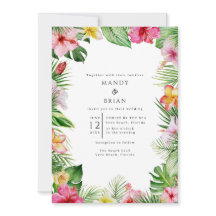 Tropiskt persikofoto Bröllop