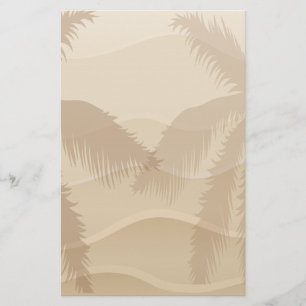 Tropiskt persikor brevpapper