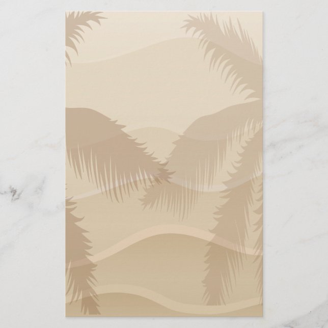 Tropiskt persikor brevpapper (Framsida)