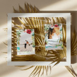 Tropiskt persikor | Bröllop Photo Tack Kort<br><div class="desc">Elegant och enkelt bröllop-tack för att du har ett tvåsidigt kort med ett vackert, frihetsfullt skript "tack" som kan ändras till vilken färg som helst. Fin mjuk handflatan ram med ditt foto från fullt med ytterligare foto och personanpassning på baksidan. Tygg i sanden, vågar kraschar stranden, varm sommarbryggning - den...</div>