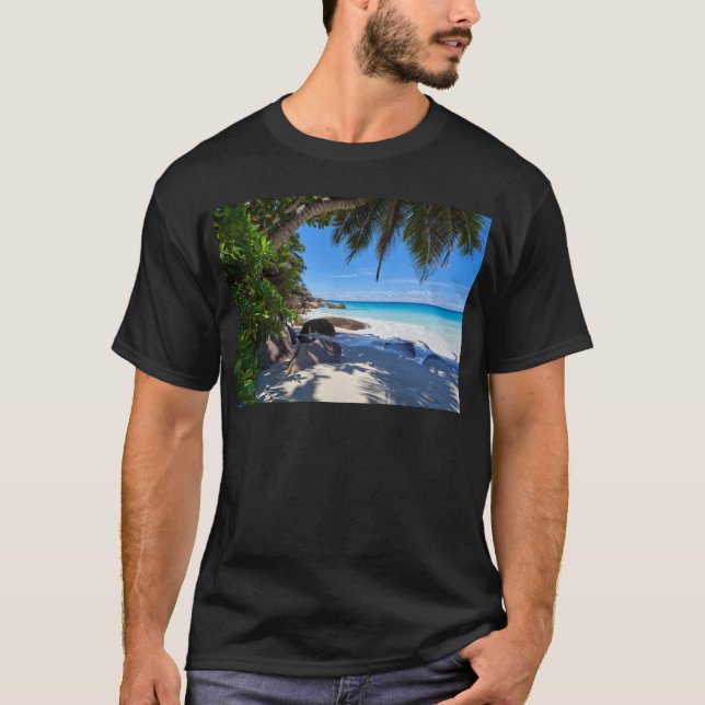 Tropiskt persikor t shirt (Framsida)