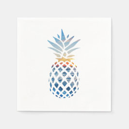 Tropiskt Pineapple-tema Födelsedagsfest Pappersservett