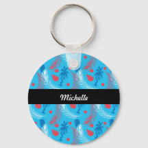 Tropiskt Puertorican Themed Island Mönster Namn