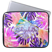 Tropiskt purpurfärgat mönster för löv för