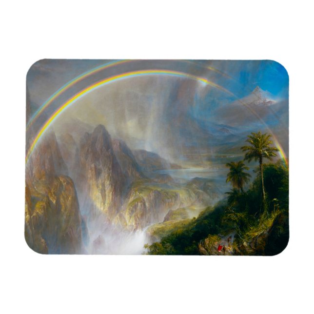 Tropiskt regnbågsmålningsmagnet magnet (Horisontell)