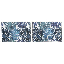 Tropiskt rödblått monstera Jungle Löv