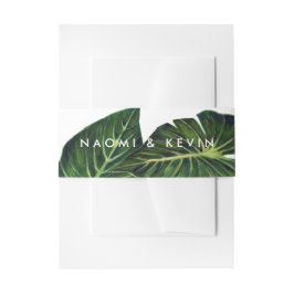 Tropiskt Romantik / Figur Band För Inbjudningskort