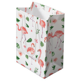 Tropiskt Rosa Flamingo Pattern