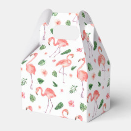 Tropiskt Rosa Flamingo Pattern Presentaskar