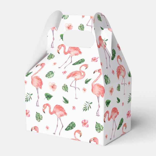 Tropiskt Rosa Flamingo Pattern Presentaskar (Framsidan Sidan)