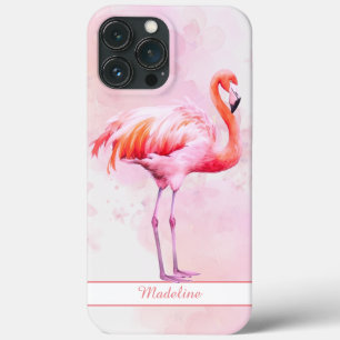 Tropiskt Rosa Flamingo Personalize Namn
