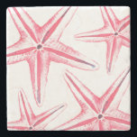 Tropiskt Rosa Underlägg Tropical Fish Stone<br><div class="desc">Denna tropiska underlägg av fisksten var designad med hjälp av en replik av min ursprungliga vattenfärgsstjärnfisk i rosans skuggor. Den gör underbara hemgåvor till köket eller barware för strand- eller sommarlovet. Designad av Victoria Grigaliunas. Mer information finns på www.zazzle.com/dotellabelle</div>