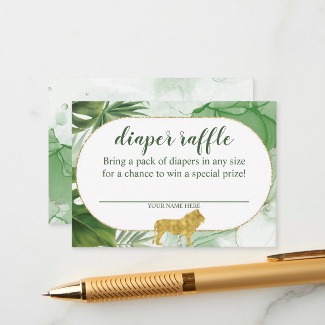 Tropiskt Safari-kort för dykreglagelhölje Tilläggskort (Fram/Back In Situ)