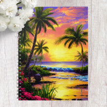 Tropiskt segment, Ocean Sunset Notebook