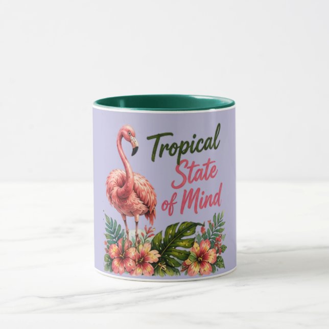 Tropiskt sinnestillstånd | Strandstämning sommar Mugg (Center)