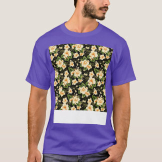 Tropiskt sjölöst Mönster Hawaiian Hibiscus Monste T Shirt