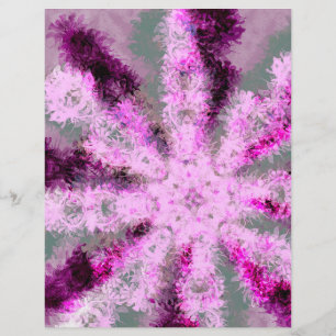 Tropiskt snöflake Collage Lakan #1