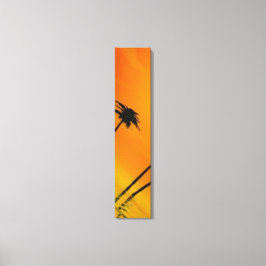 Tropiskt solnedgång 2-4 canvastryck