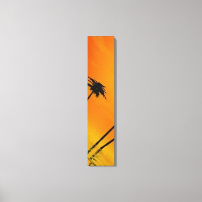 Tropiskt solnedgång 2-4 canvastryck (Framsida)