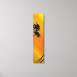 Tropiskt solnedgång 3-4 canvastryck