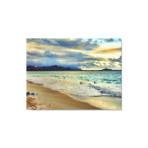 Tropiskt solnedgång