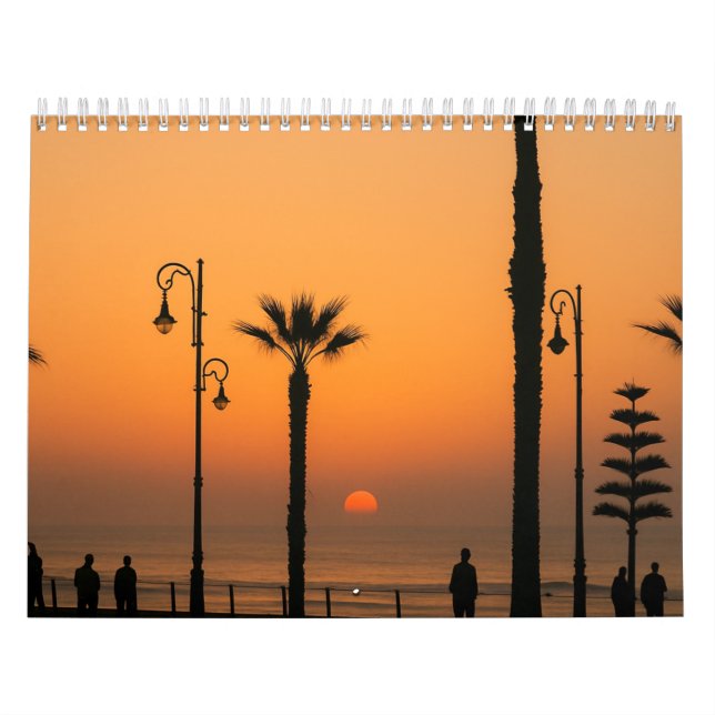 Tropiskt solnedgång - inspirerande och fredlig kalender (Omslag)