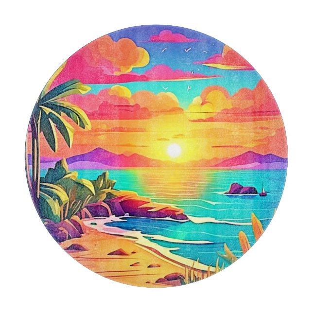 Tropiskt solnedgång: Vivid Himmel (Framsidan)