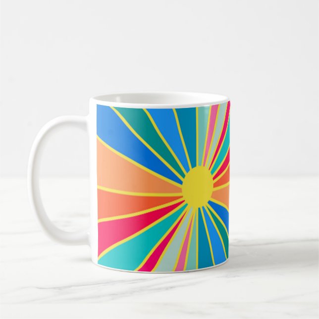 Tropiskt soluppgång kaffemugg (Vänster)