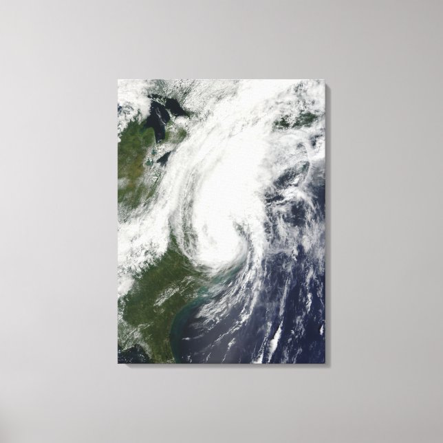 Tropiskt storm Hanna över Öster Kusten 2 Canvastryck (Framsida)