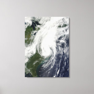 Tropiskt storm Hanna över Öster Kusten 2 Canvastryck