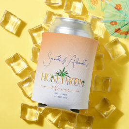 Tropiskt strand solnedgång smekmånadskassa bröllop