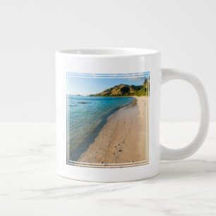 Tropiskt strandlandskap, Fiji Jumbo Mugg