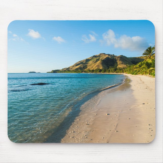 Tropiskt strandlandskap, Fiji Musmatta (Framsidan)