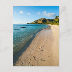 Tropiskt strandlandskap, Fiji Vykort