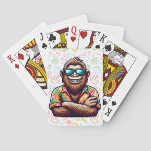 Tropiskt/strandyeti/bigfoot Casinokort