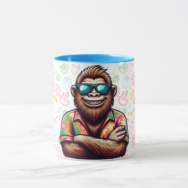 Tropiskt/strandyeti/bigfoot Mugg (Center)