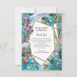 Tropiskt Surrealistiskt Landskap Tackkort OSA Kort