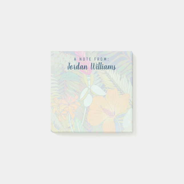 Tropiskt teaterbruk II Post-it Block (Framsida)