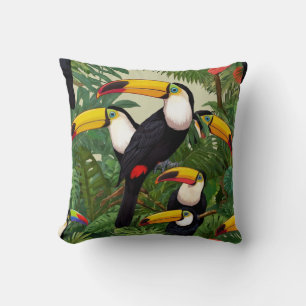 Tropiskt teaterbruk: Toucans i regnskogen Kudde