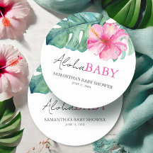 Tropiskt tema Baby Shower