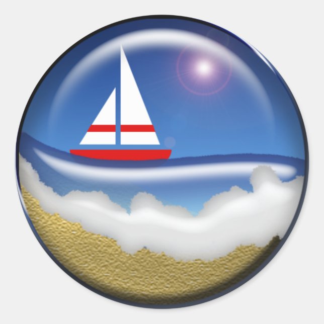 Tropiskt tema Bröllop-kuvert - etikett (Framsida)