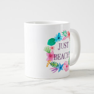 Tropiskt tema: Kaffe Mugg Beach House Florida Home Jumbo Mugg