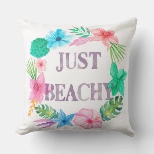 Tropiskt tema Pillow för Beach House Florida Home Kudde